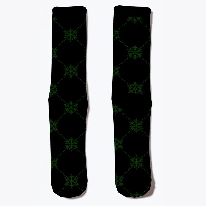 Black Christmas Socks