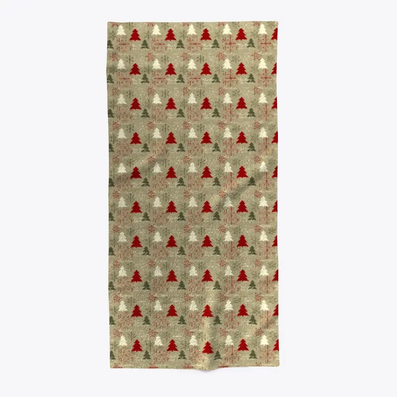 christmas tree Towel