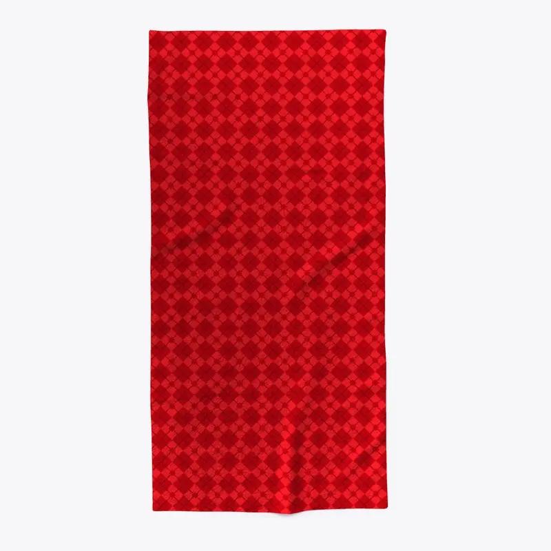 Red Pattern Socks